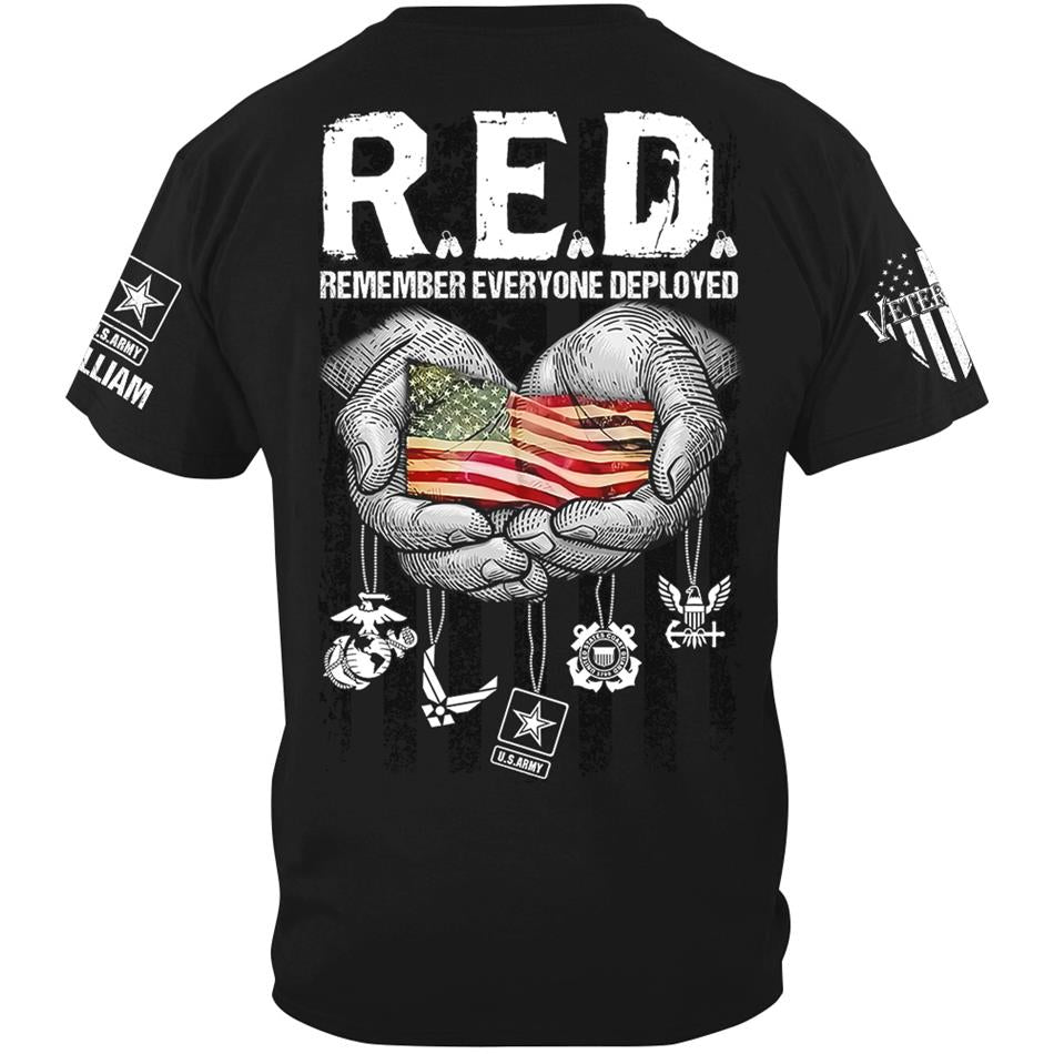 R.E.D. Fridays Veteran's Shirt – Remember Everyone Deployed Custom Shirt For Proud US Veterans H2511 Trna