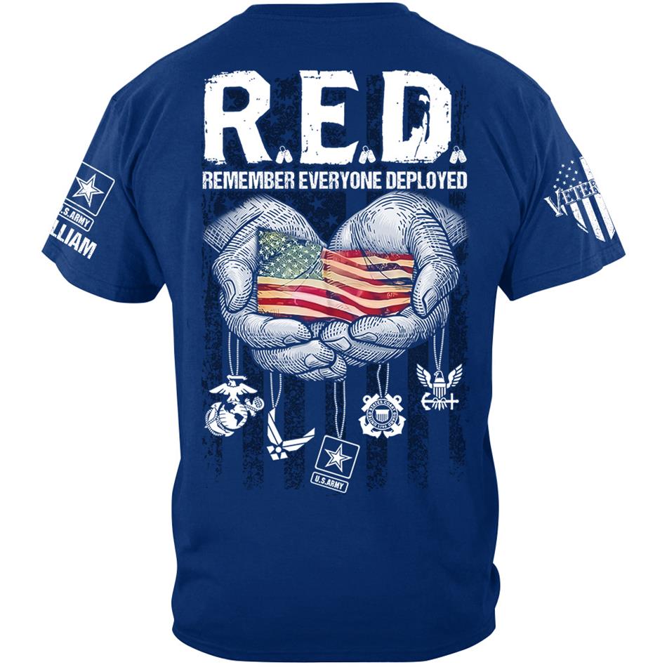 R.E.D. Fridays Veteran's Shirt – Remember Everyone Deployed Custom Shirt For Proud US Veterans H2511 Trna