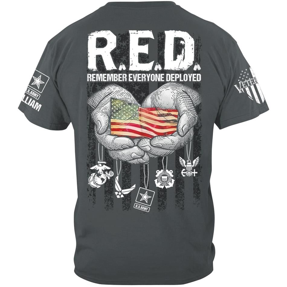 R.E.D. Fridays Veteran's Shirt – Remember Everyone Deployed Custom Shirt For Proud US Veterans H2511 Trna