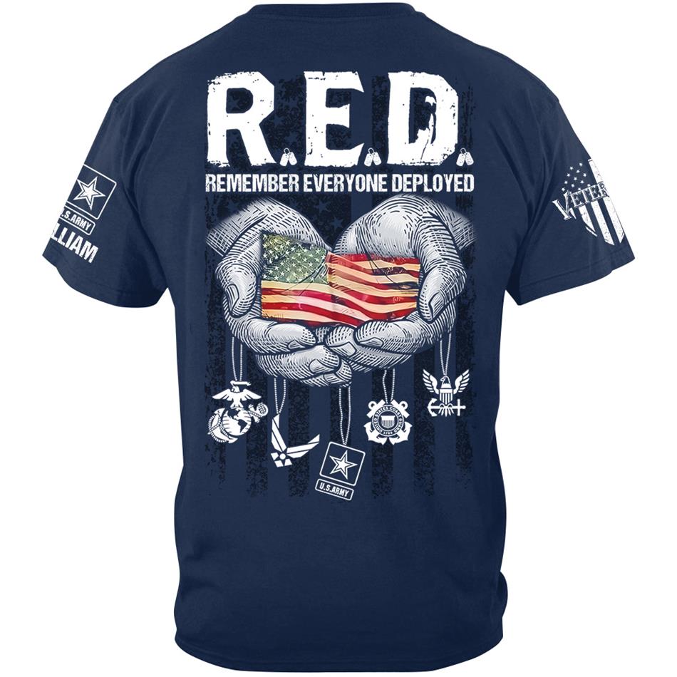 R.E.D. Fridays Veteran's Shirt – Remember Everyone Deployed Custom Shirt For Proud US Veterans H2511 Trna