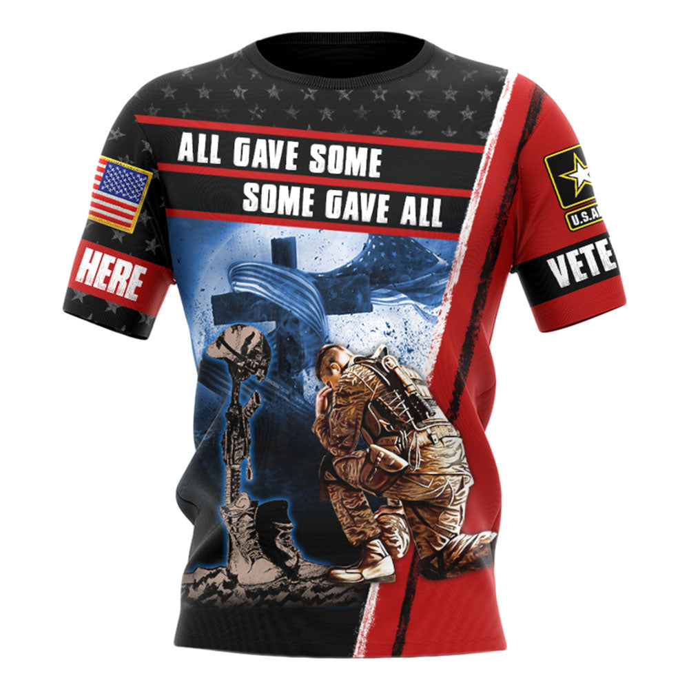 All Gave Some Some Gave All Custom Shirt For Veteran Memorial Day All Over Print Shirt H2511