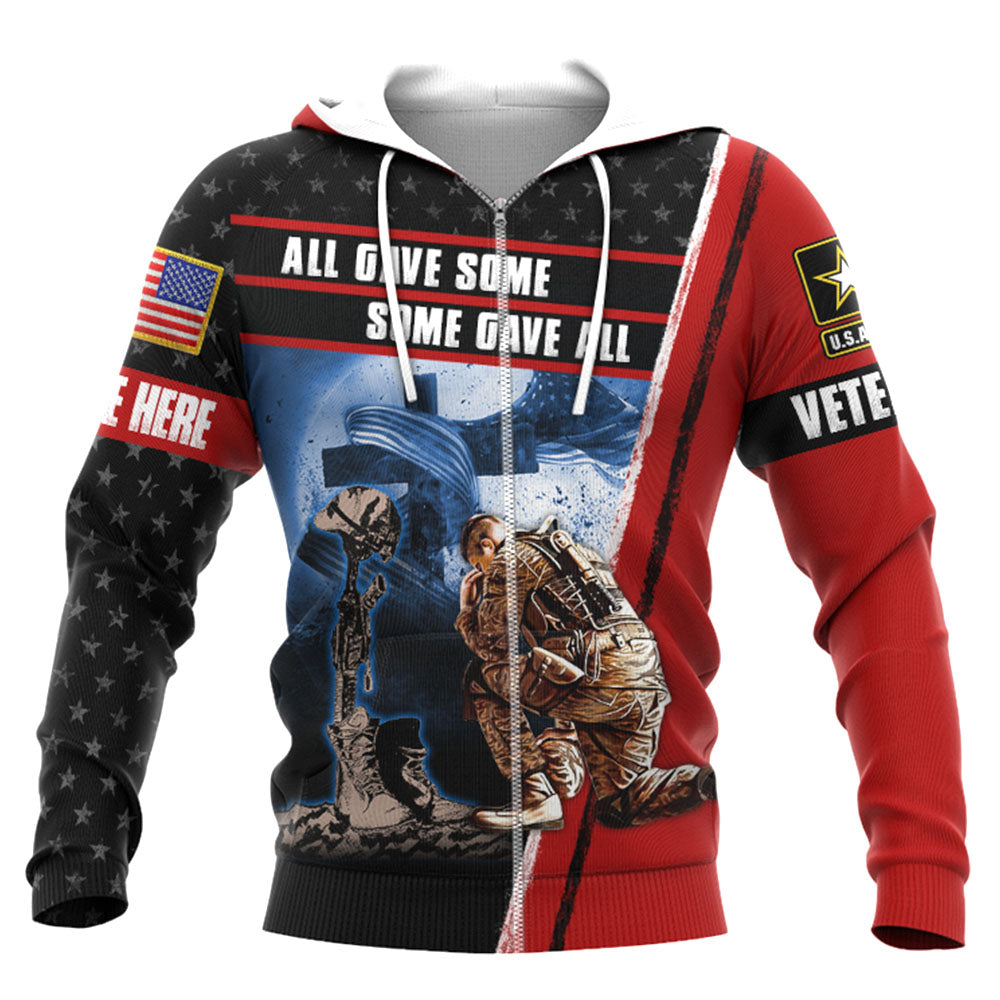 All Gave Some Some Gave All Custom Shirt For Veteran Memorial Day All Over Print Shirt H2511