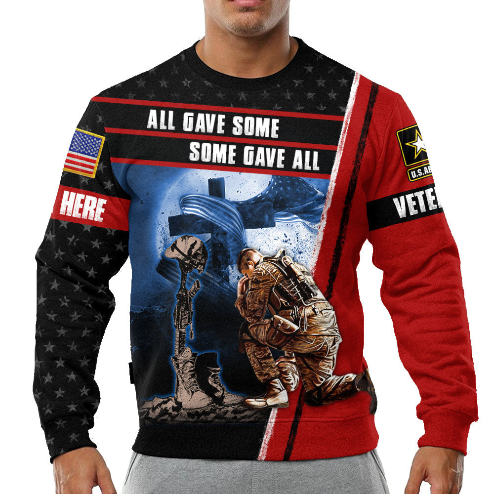 All Gave Some Some Gave All Custom Shirt For Veteran Memorial Day All Over Print Shirt H2511