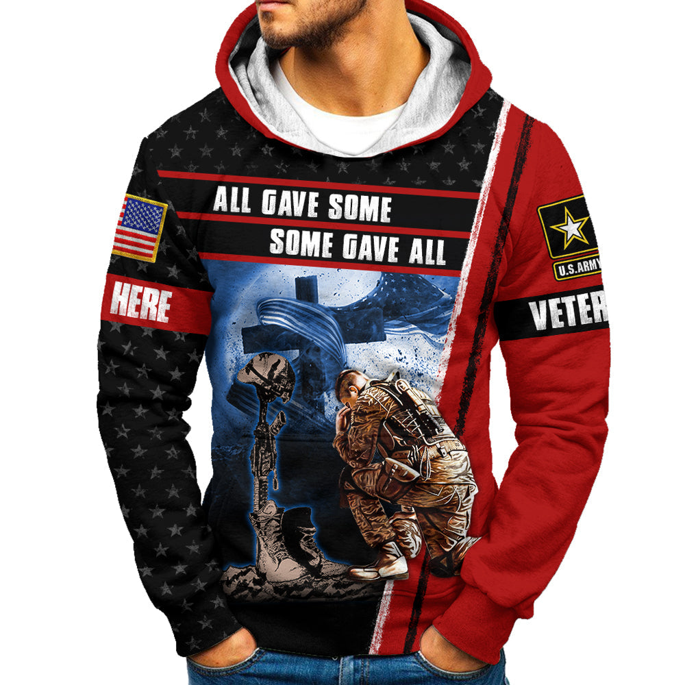 All Gave Some Some Gave All Custom Shirt For Veteran Memorial Day All Over Print Shirt H2511