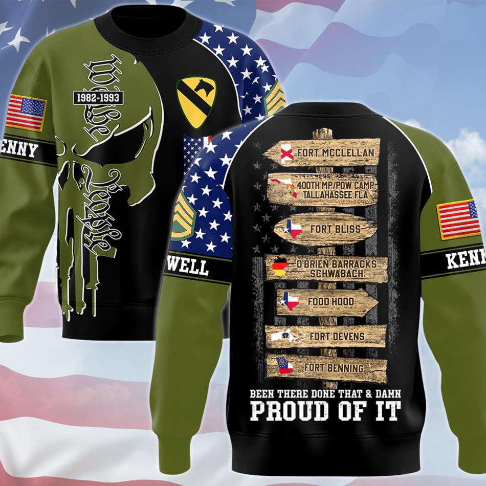 Been There Done That Proud Of It Vr2 US Military World Tour Custom All Over Print Shirt For Veteran H2511 Trna