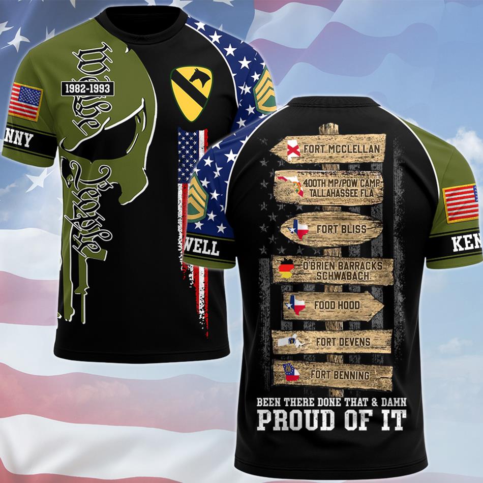 Been There Done That Proud Of It Vr2 US Military World Tour Custom All Over Print Shirt For Veteran H2511 Trna