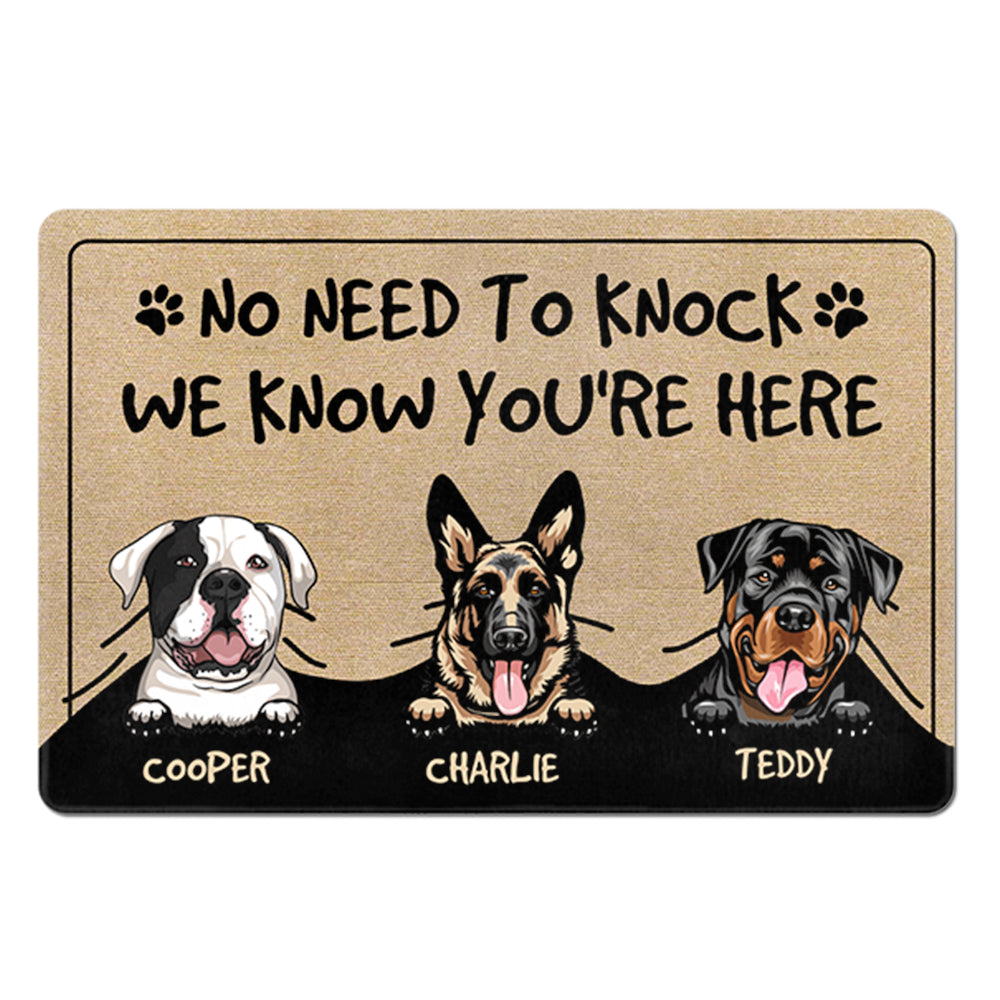 Personalized Dog Doormat, Visitors Must Be Approved By Dogs Doormat For Dog Lover H2511