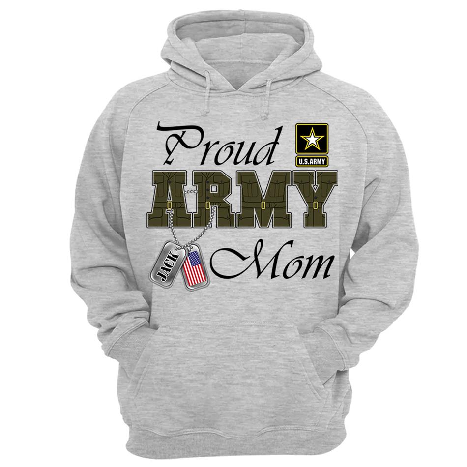 Proud Army Mom Custom Shirt For Military Mom Dad Wife... Family Member Shirt H2511 Trna