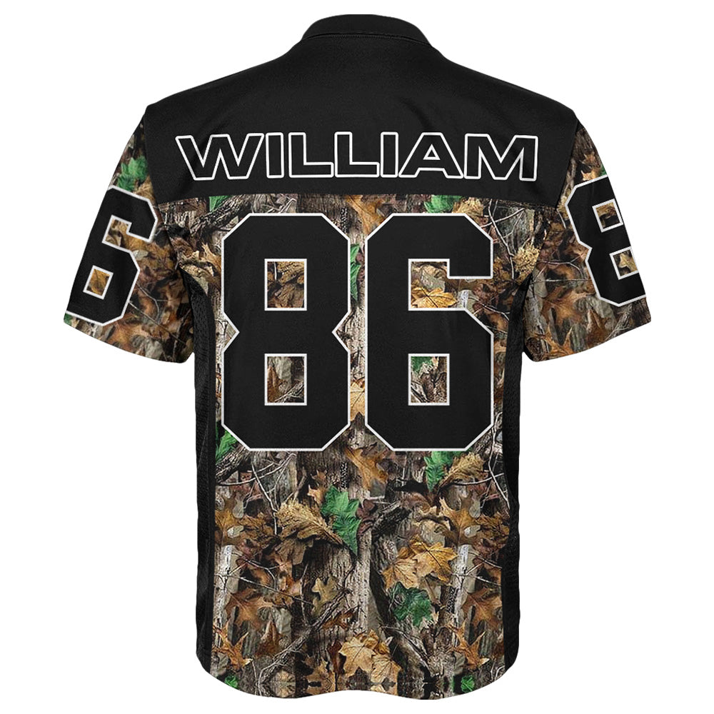 Football Jersey Camo Custom Gift For Deer Hunter Hunting Jersey H2511