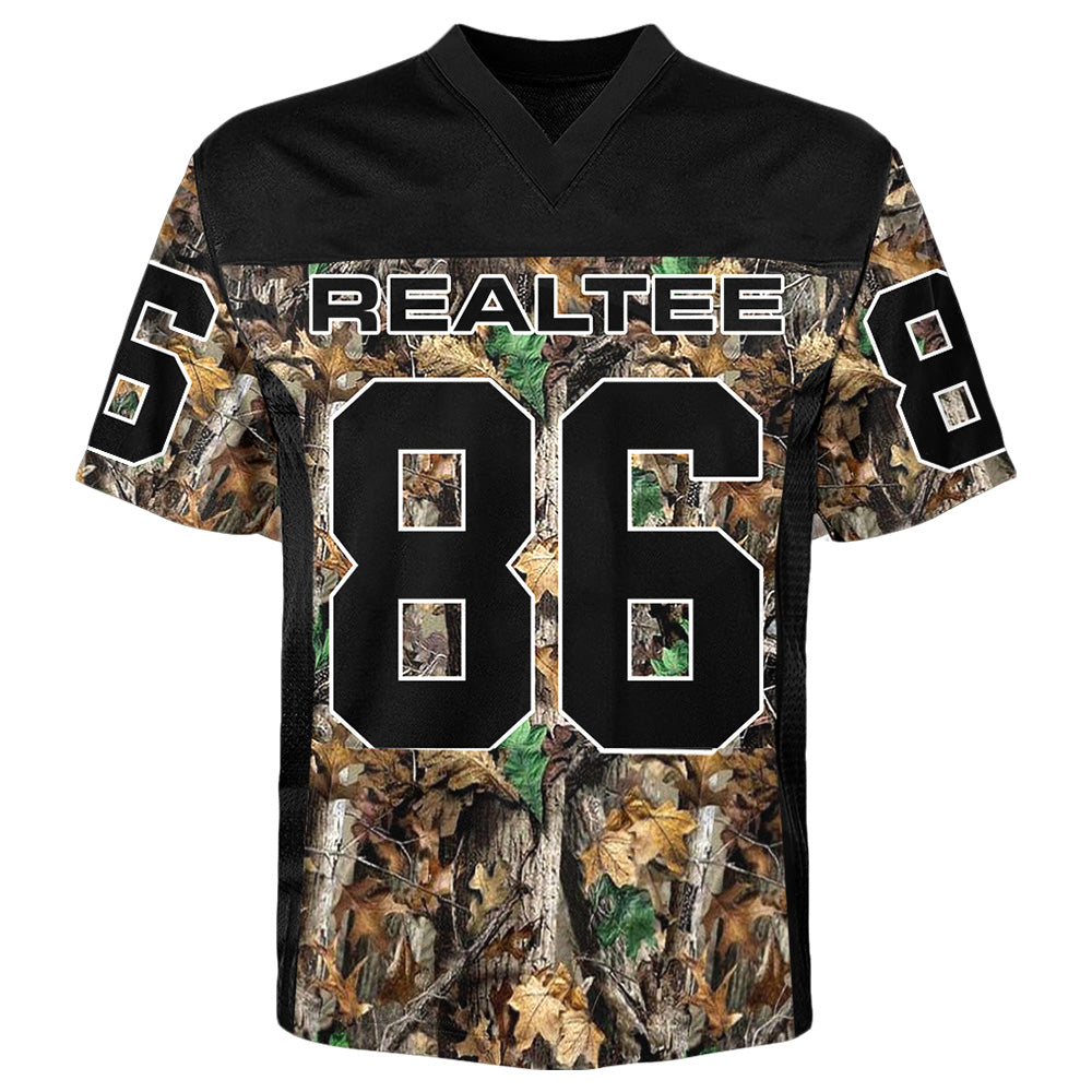 Football Jersey Camo Custom Gift For Deer Hunter Hunting Jersey H2511