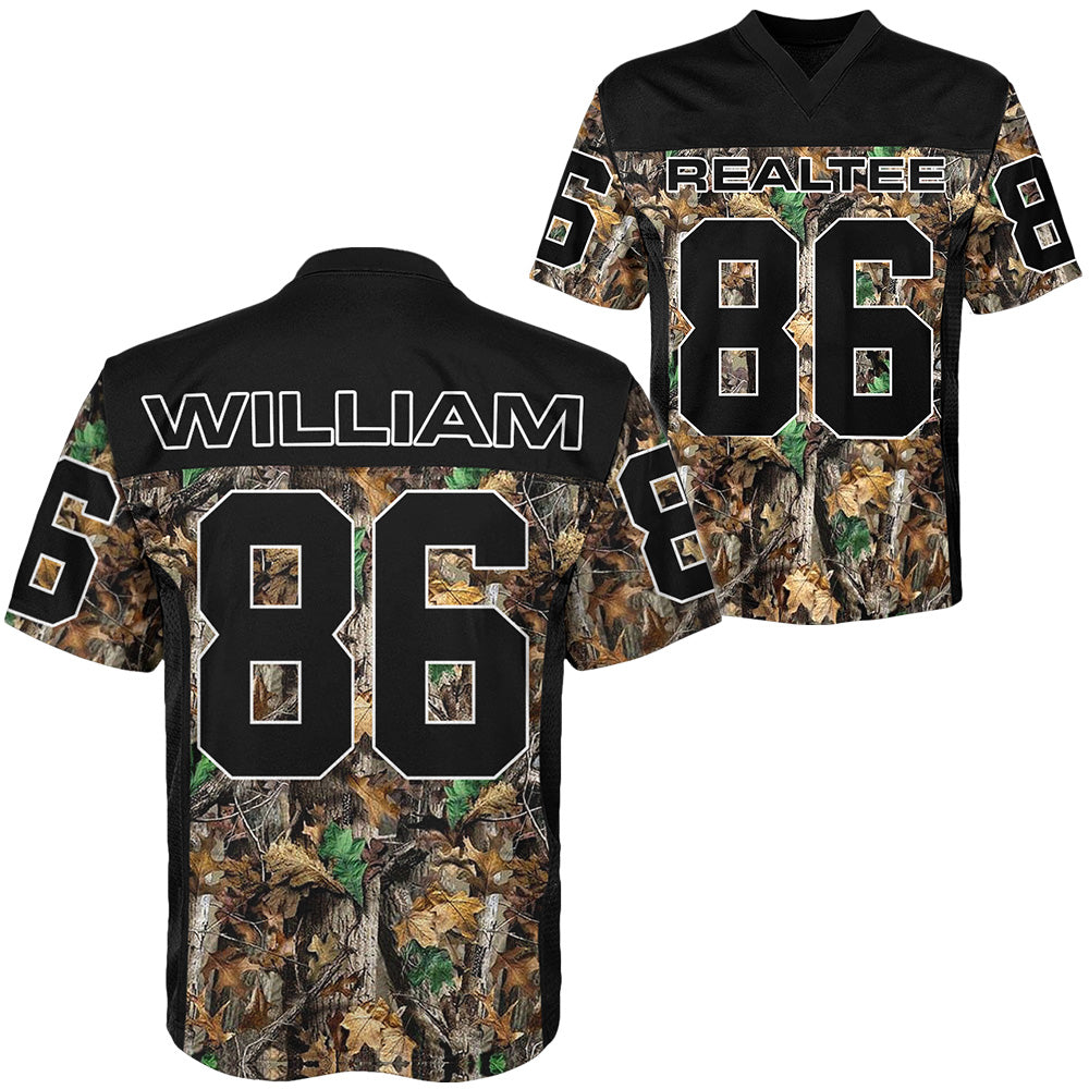 Football Jersey Camo Custom Gift For Deer Hunter Hunting Jersey H2511