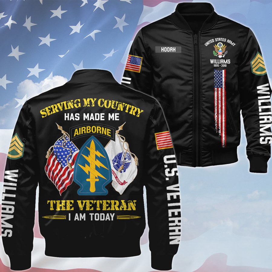 Serving My Country Has Made My The Veteran I Am Today All Over Print Shirt Gift For Veteran Dad Grandpa H2511 Trna