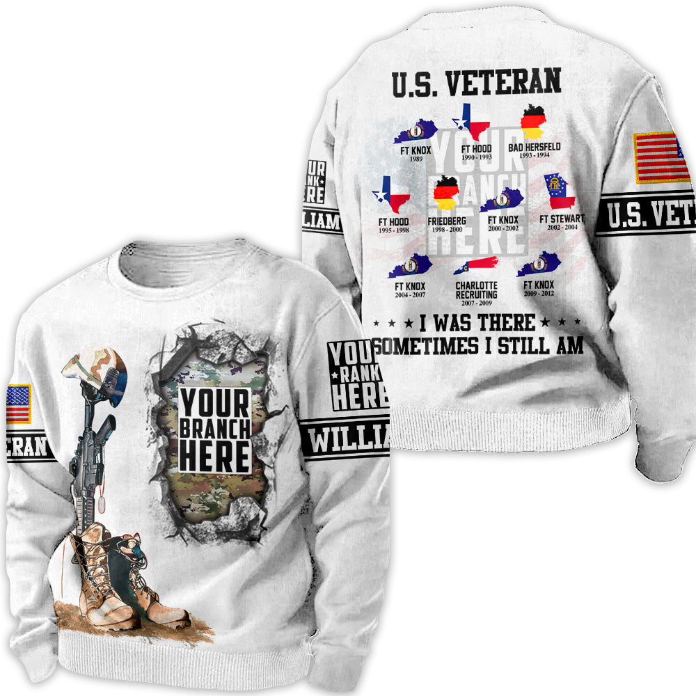 US Veteran World Tour Personalized All Over Print Shirt For Veteran H2511