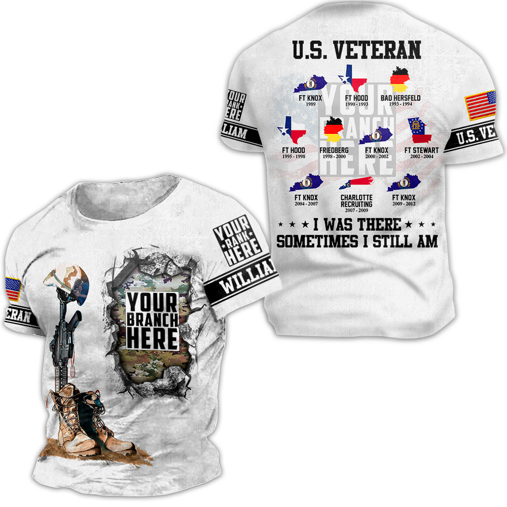 US Veteran World Tour Personalized All Over Print Shirt For Veteran H2511