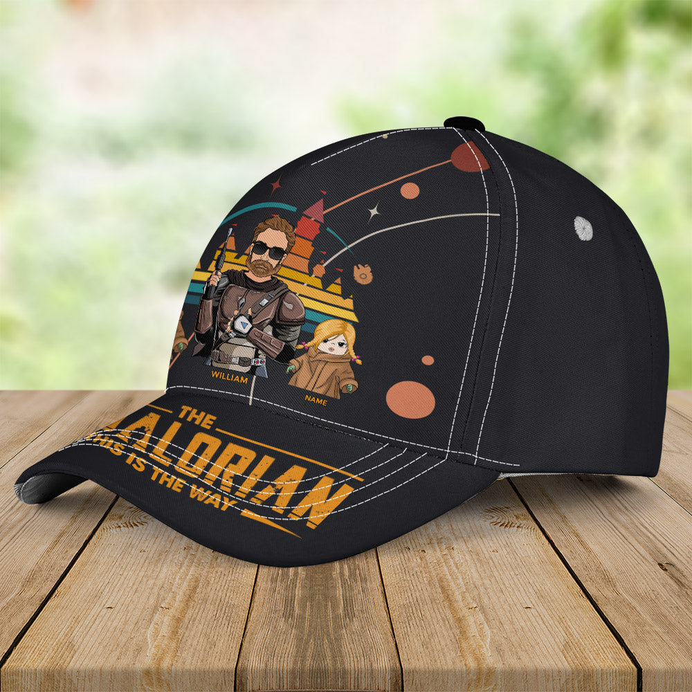 The Dadalorian This Is The Way - Personalized Gifts For Dad Classic Cap Vr2