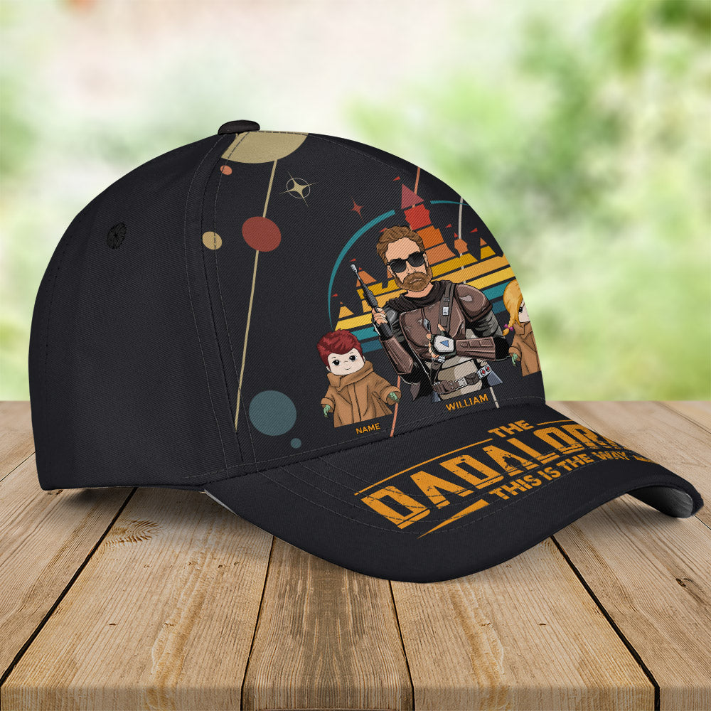 The Dadalorian This Is The Way - Personalized Gifts For Dad Classic Cap Vr2