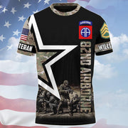 Custom Camouflage Division Personalized Veteran All-Over Print Hoodie - Gift Idea For Veteran H2511 Trna