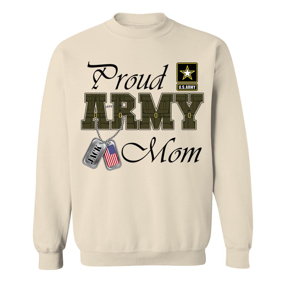 Proud Army Mom Custom Shirt For Military Mom Dad Wife... Family Member Shirt H2511 Trna