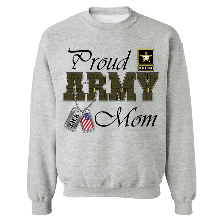 Proud Army Mom Custom Shirt For Military Mom Dad Wife... Family Member Shirt H2511 Trna