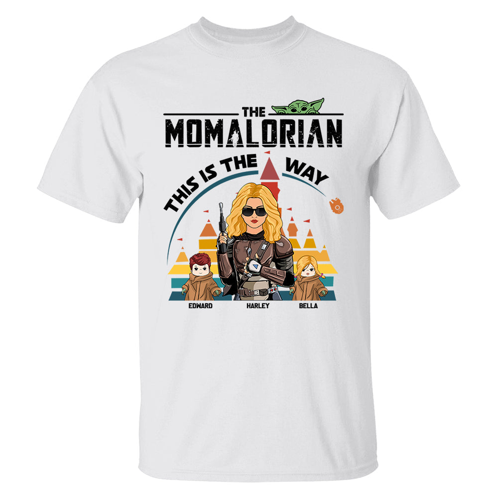 The Momalorian This Is The Way - Personalized Shirt For Mom New