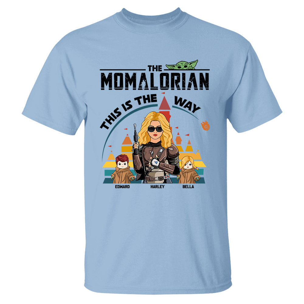 The Momalorian This Is The Way - Personalized Shirt For Mom New