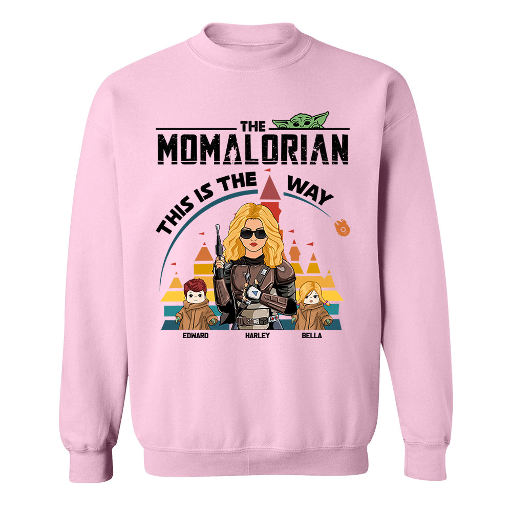 The Momalorian This Is The Way - Personalized Shirt For Mom New