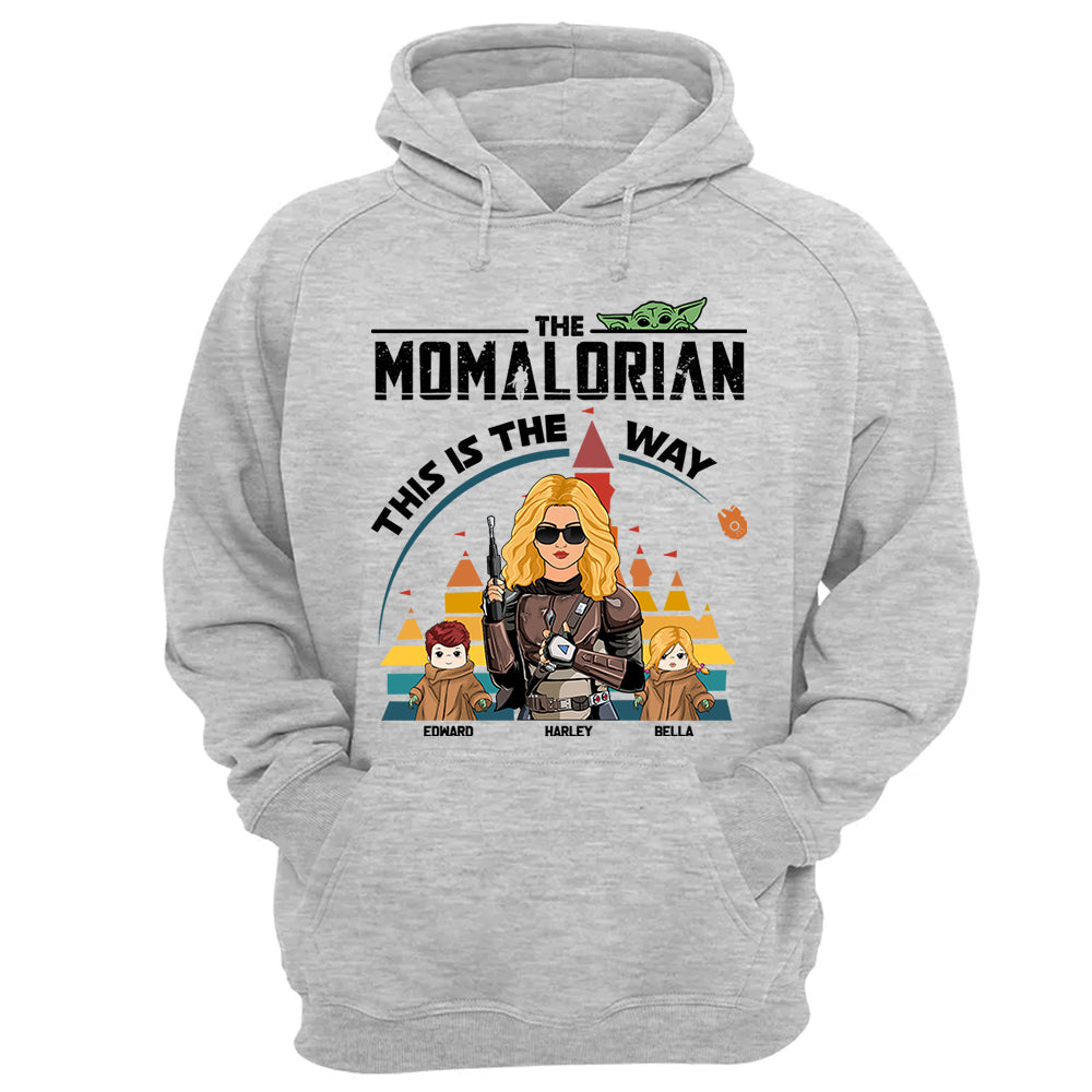 The Momalorian This Is The Way - Personalized Shirt For Mom New