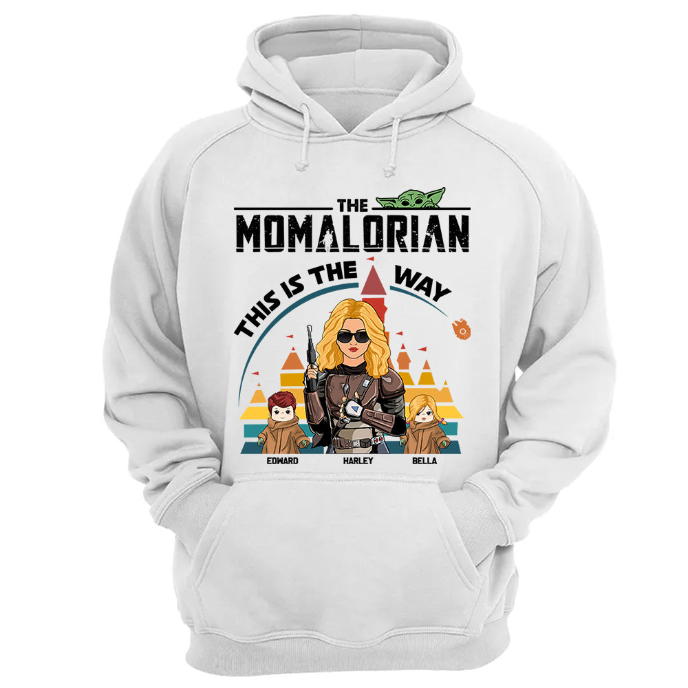 The Momalorian This Is The Way - Personalized Shirt For Mom New