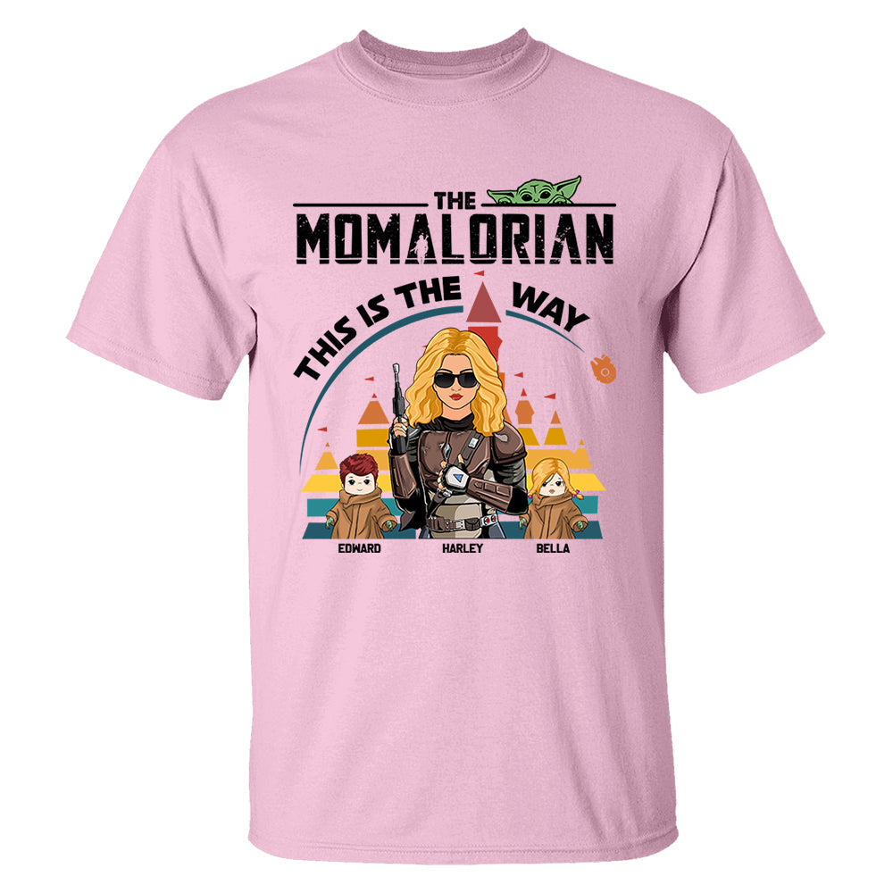 The Momalorian This Is The Way - Personalized Shirt For Mom New