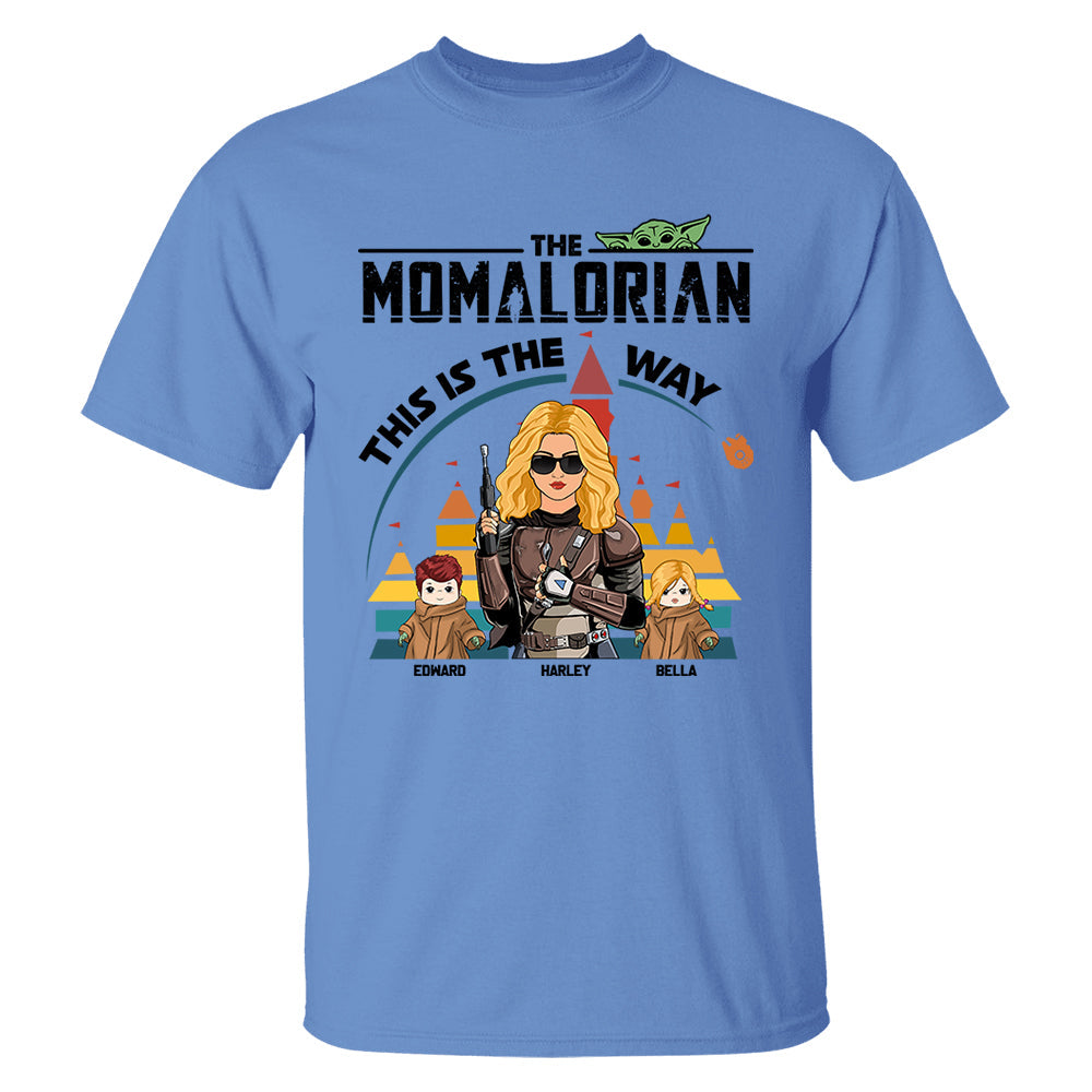 The Momalorian This Is The Way - Personalized Shirt For Mom New