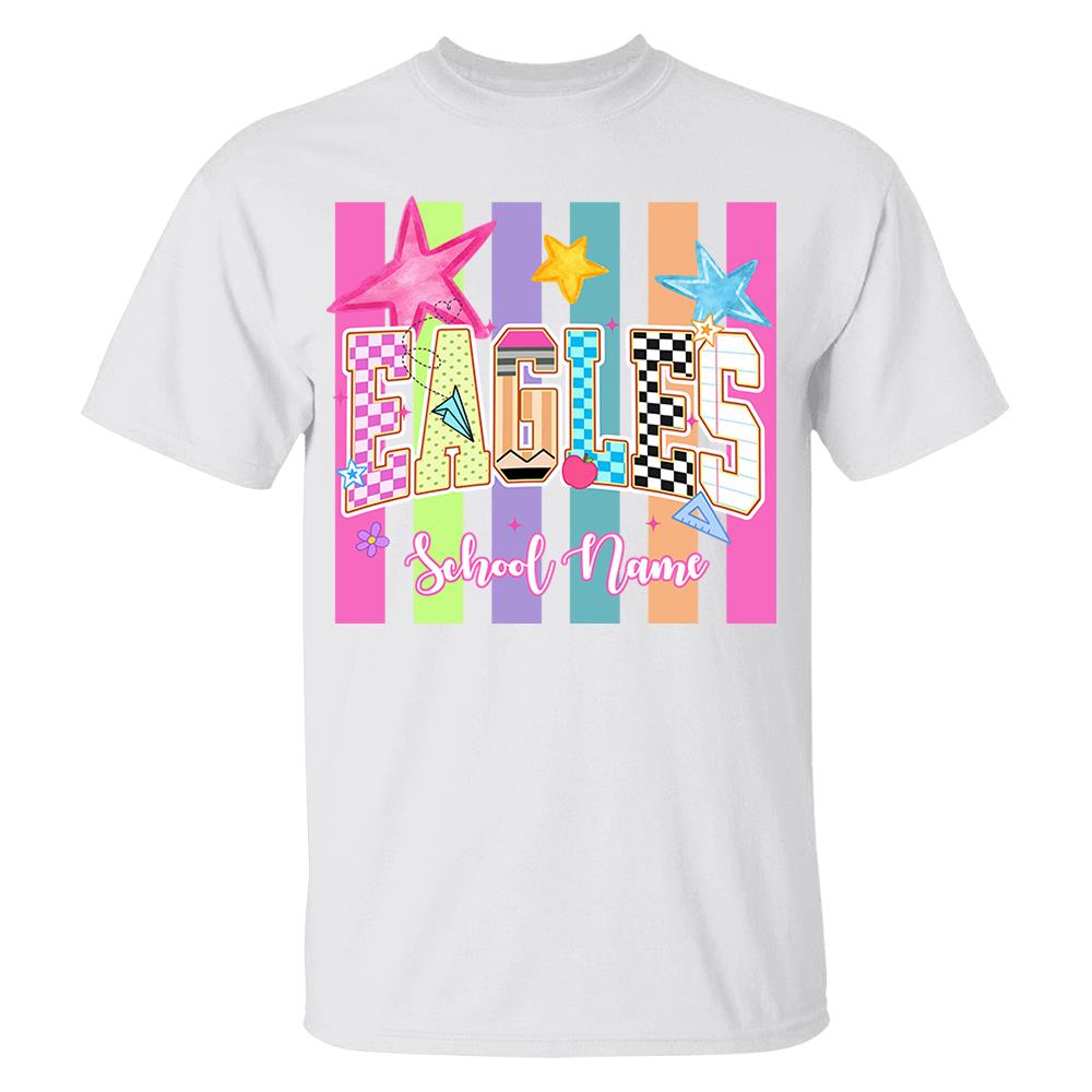 School Mascot Shirt Preppy - Custom Your Mascot School Spirit NA04 Nh00