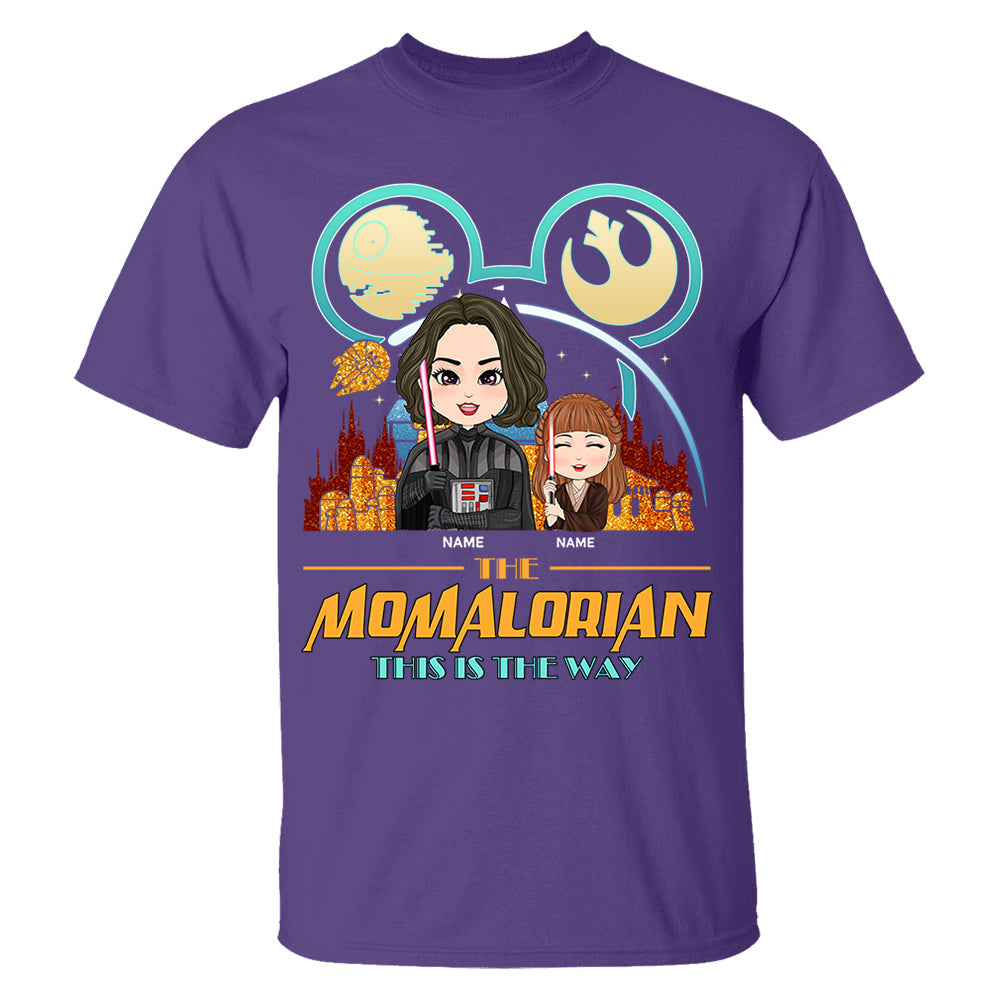The Momalorian This Is The Way Cute Art - Personalized Shirt For Mom - Mother’s Day Gift For Her