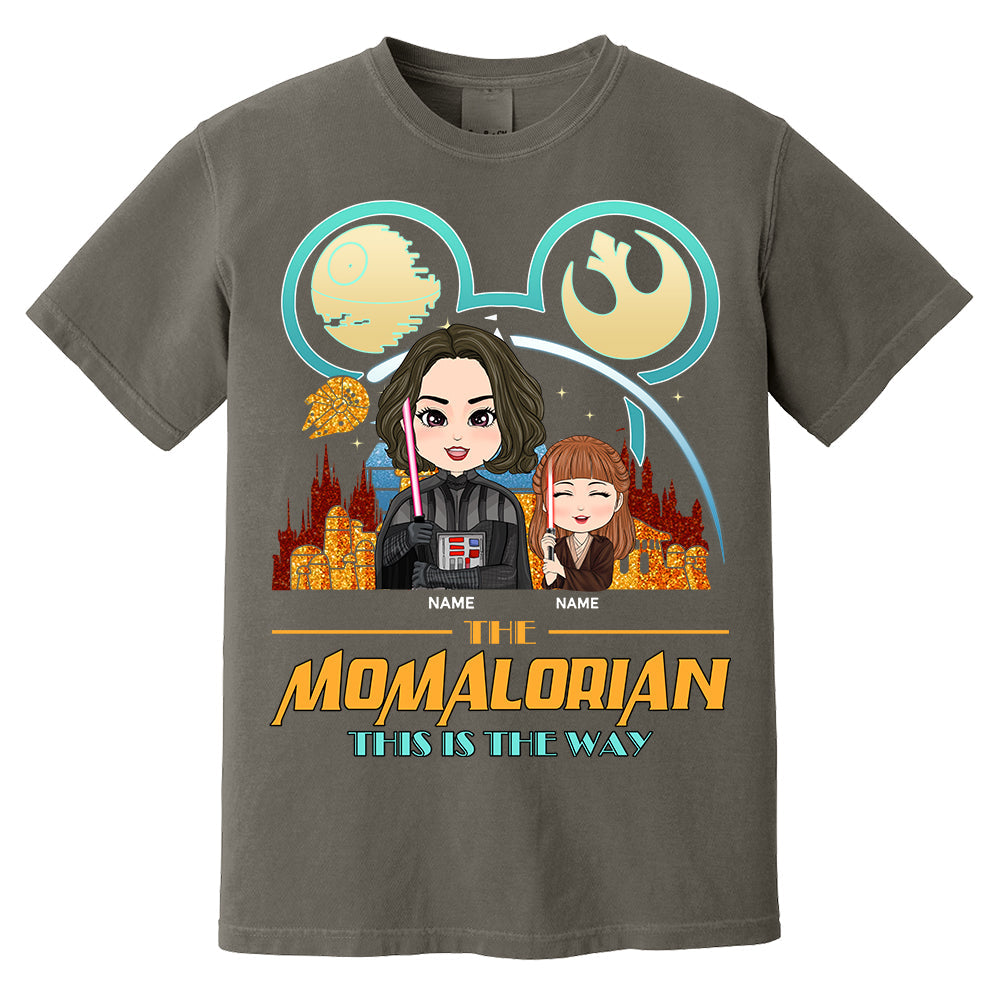 The Momalorian This Is The Way Cute Art - Personalized Shirt For Mom - Mother’s Day Gift For Her