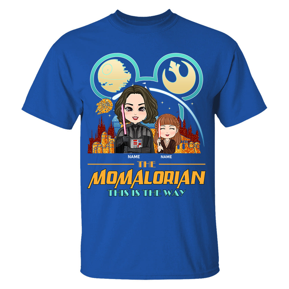 The Momalorian This Is The Way Cute Art - Personalized Shirt For Mom - Mother’s Day Gift For Her