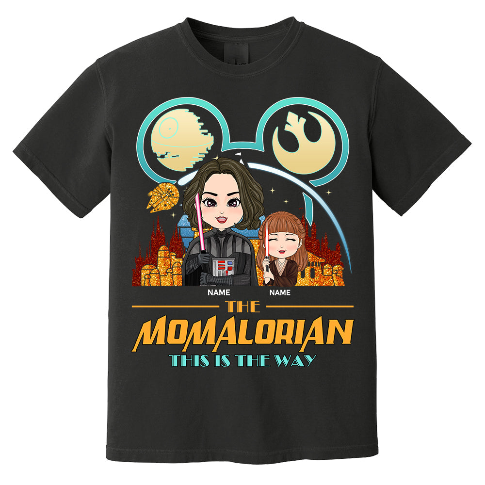 The Momalorian This Is The Way Cute Art - Personalized Shirt For Mom - Mother’s Day Gift For Her