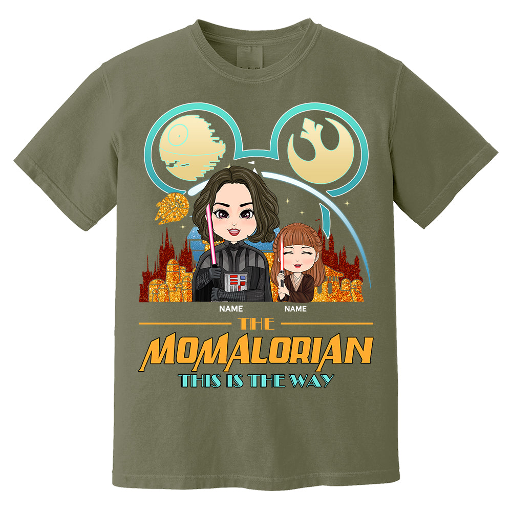 The Momalorian This Is The Way Cute Art - Personalized Shirt For Mom - Mother’s Day Gift For Her