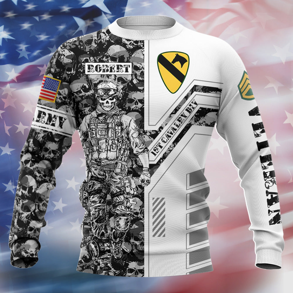 Premium Multiple US Military Services Veteran All Over Print Shirt Hoodies Available To All Military Branches Vetaran Day Gift H2511 Do99