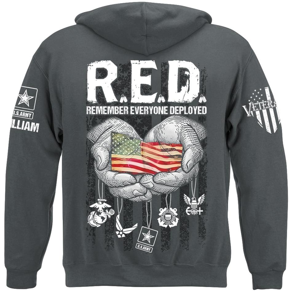 R.E.D. Fridays Veteran's Shirt – Remember Everyone Deployed Custom Shirt For Proud US Veterans H2511 Trna