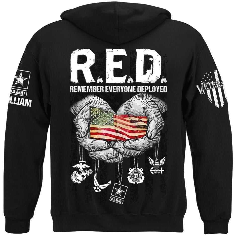 R.E.D. Fridays Veteran's Shirt – Remember Everyone Deployed Custom Shirt For Proud US Veterans H2511 Trna