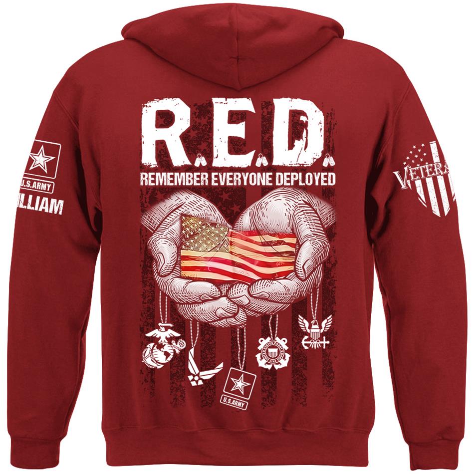 R.E.D. Fridays Veteran's Shirt – Remember Everyone Deployed Custom Shirt For Proud US Veterans H2511 Trna
