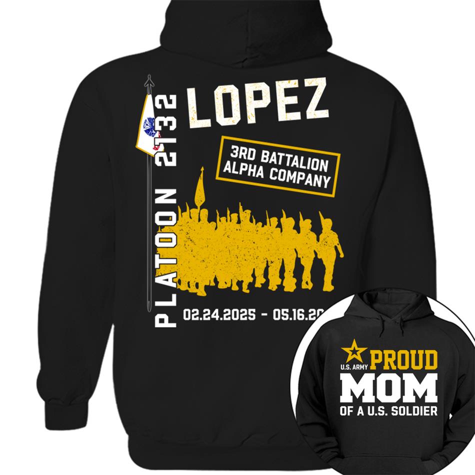 Proud Mom Of A US Soldier Custom Graduation Shirt For US Military Mom Dad Family Proud Shirt For Graduationn Day H2511 Trna