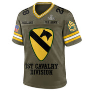 US Military Football Jersey Custom All Branches Division Unit Gift for Veteran H2511