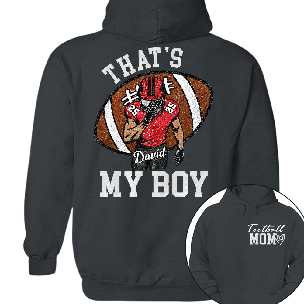 Personalized Football Mom Football Grandma Shirt Those Are My Kids Shirt Gift For Sport Family T1807 T24