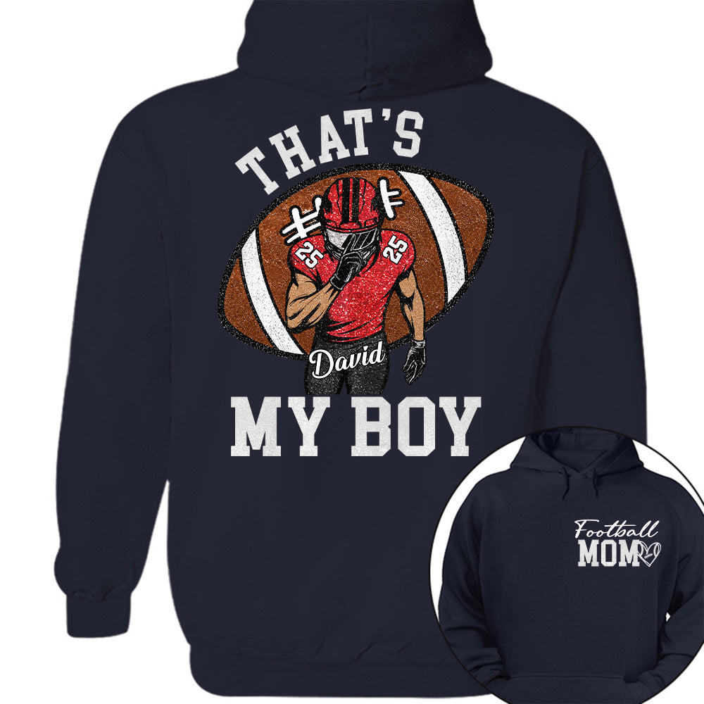 Personalized Football Mom Football Grandma Shirt Those Are My Kids Shirt Gift For Sport Family T1807 T24