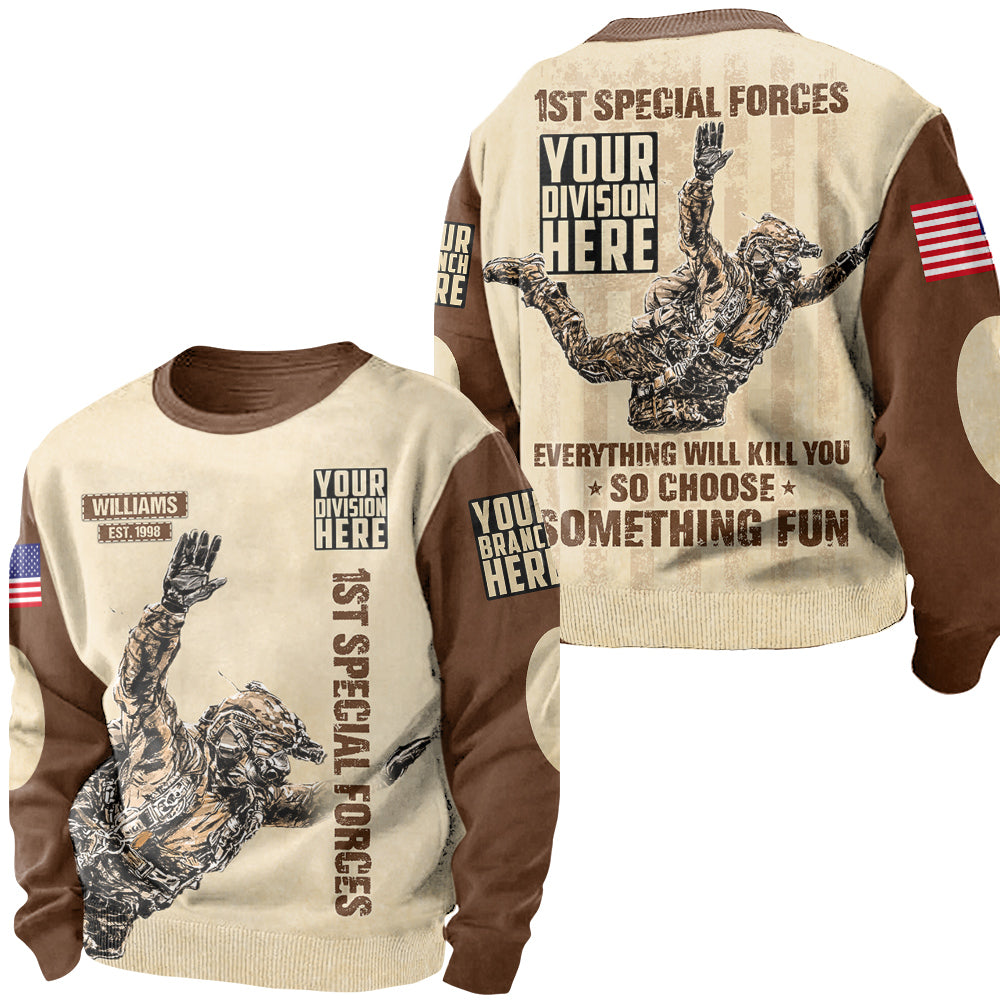 Vintage Shirt Everything Will Kill You So Choose Something Fun All Over Print Shirt For Veteran H2511