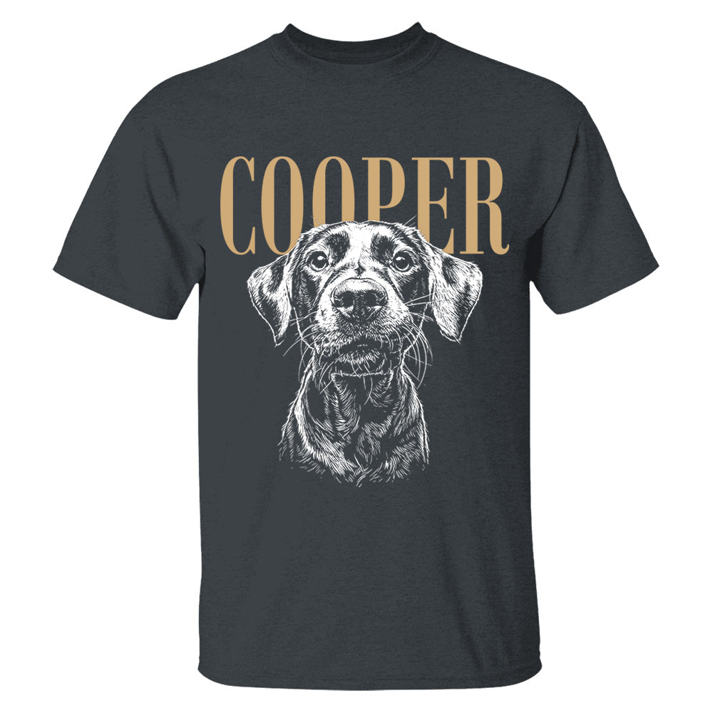 Custom Pet Photo And Name Shirt,Personalized Comfort Colors Pet Shirt,Customized Picture Dog Shirt,Dog Lover Gift,Cat Mom Gift,Pet Loss Gift VH01
