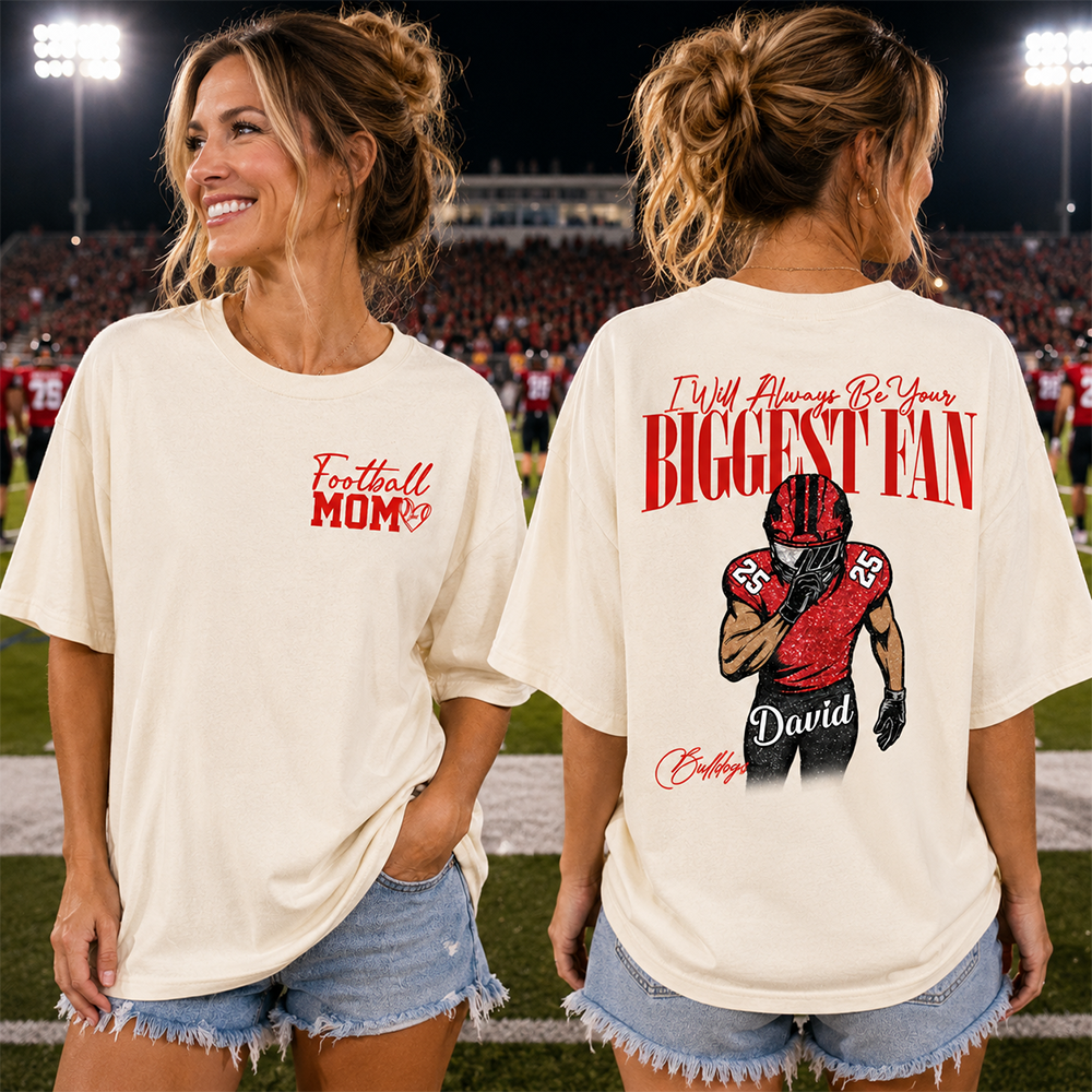I'll Always Be Your Biggest Fan - Washed Tee Retro Bootleg Shirt For Football Players Na02 Hv01