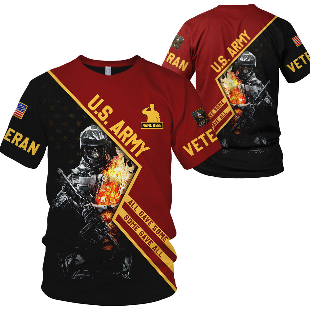Personalized Shirt All Gave Some Some Gave All All Over Print Shirt For Veteran Veterans Day Gift H2511