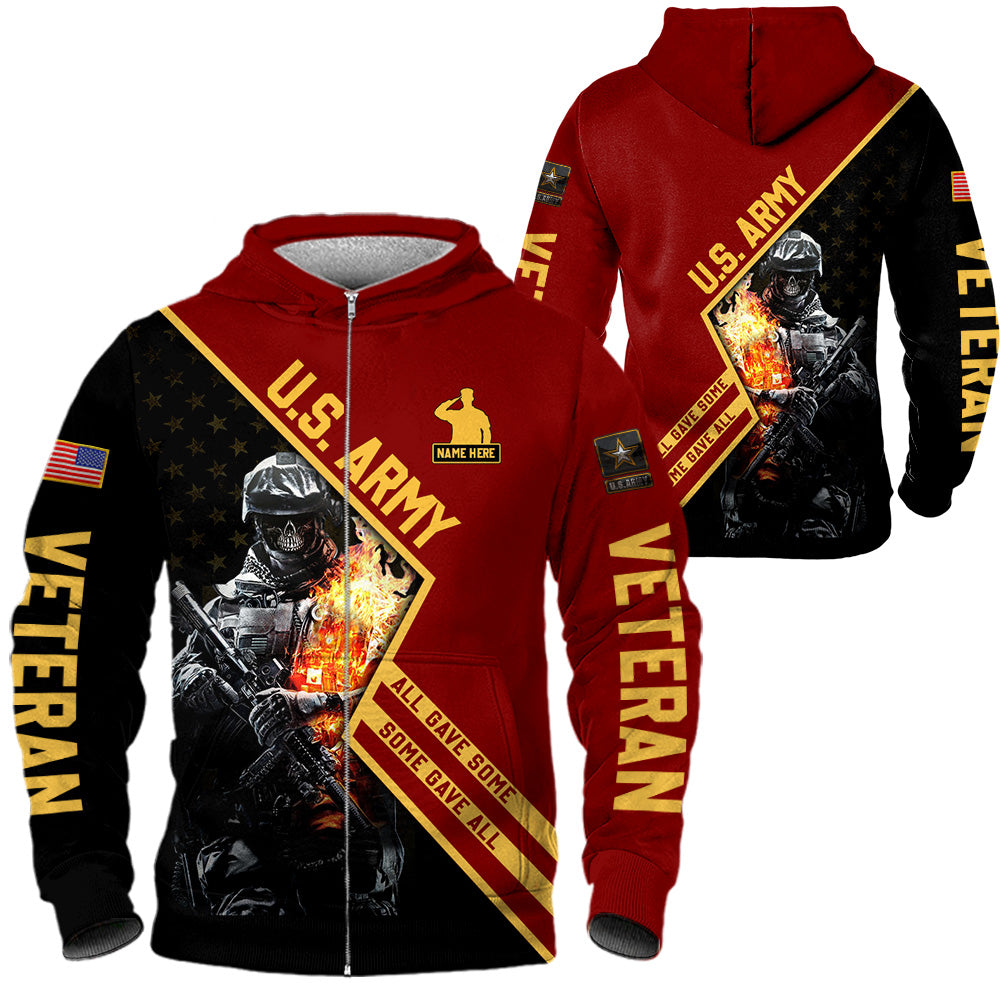 Personalized Shirt All Gave Some Some Gave All All Over Print Shirt For Veteran Veterans Day Gift H2511