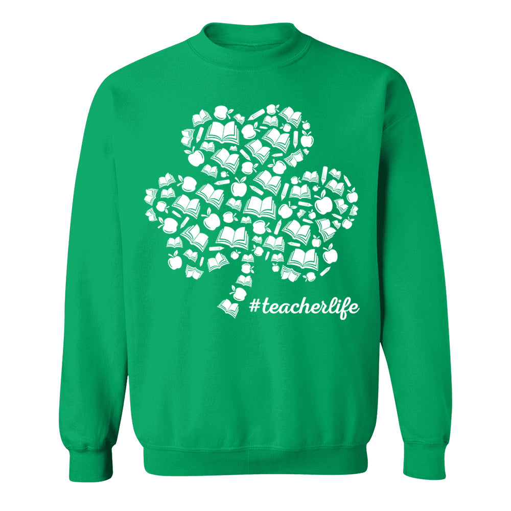 Shamrock Books Apple Pencil Teacher Element T-Shirt Patrick Day Teacher Life H2511 Do99